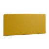 KAVE HOME Dyla betrk til sengegavl - sennepsgul stof (til 150 cm senge)