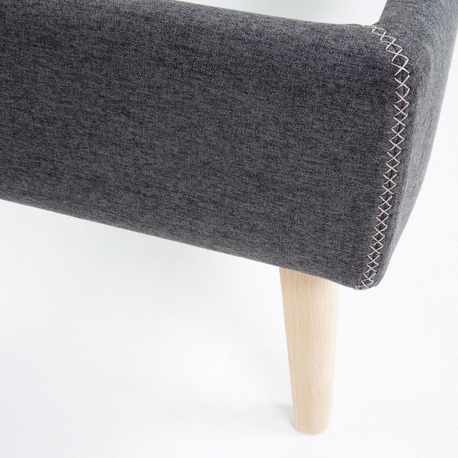 KAVE HOME Dyla sengetrekk i sort til 160 x 200 cm madrass