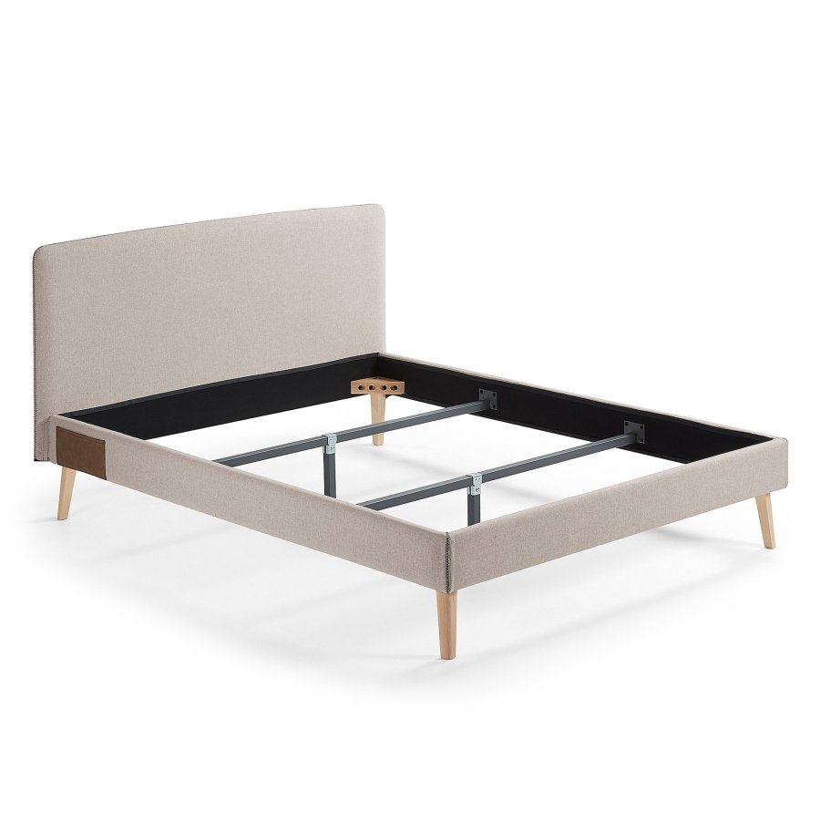 KAVE HOME Dyla sengetrekk i beige til 160 x 200 cm madrass