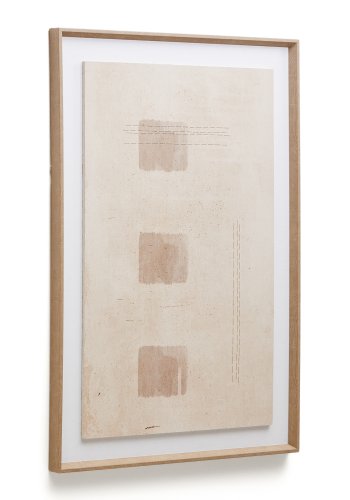 KAVE HOME Sormina-bilde med 3 brune firkanter 60 x 90 cm