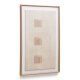 KAVE HOME Sormina-bilde med 3 brune firkanter 60 x 90 cm