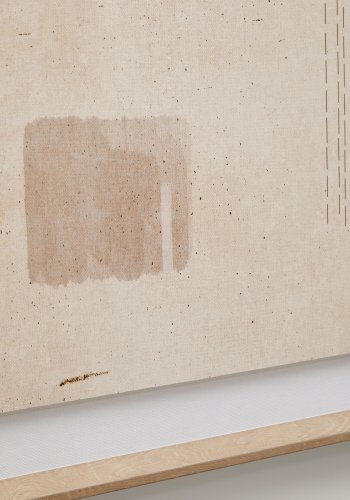 KAVE HOME Sormina-bilde med 3 brune firkanter 60 x 90 cm