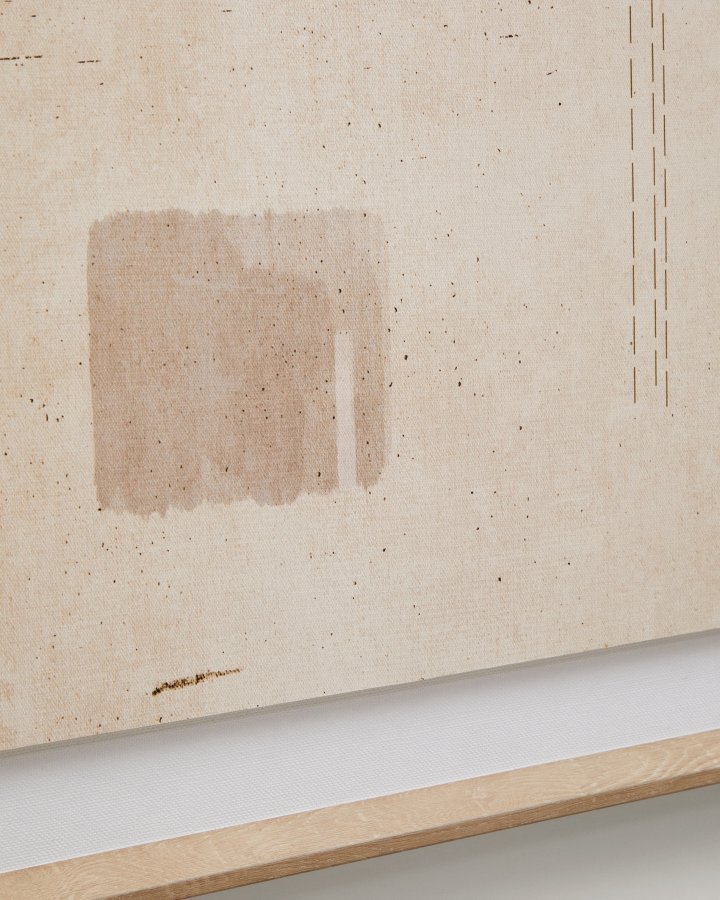 KAVE HOME Sormina-bilde med 3 brune firkanter 60 x 90 cm