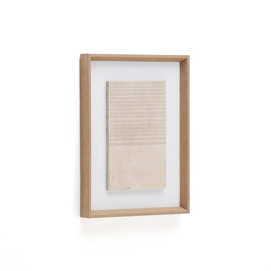 KAVE HOME Sormina-bilde med brune striper verst 30 x 40 cm