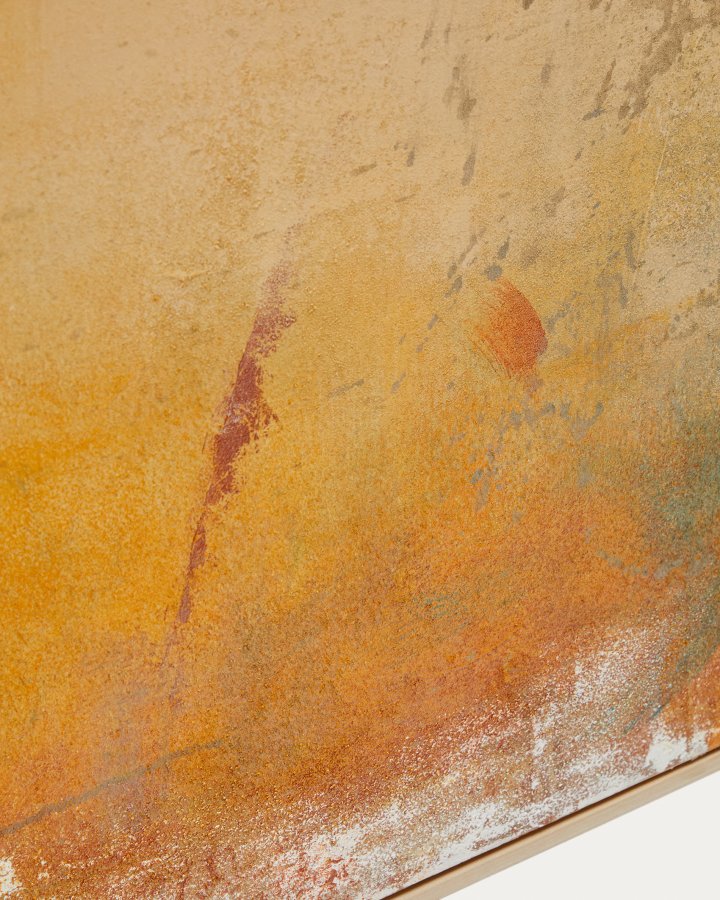 KAVE HOME Selnar abstrakt gult maleri 200 x 120 cm