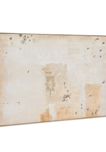 KAVE HOME Silpa abstrakt maleri mrk beige 200 x 120 cm