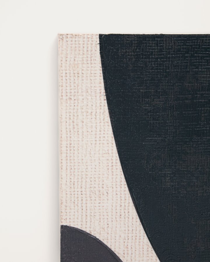 KAVE HOME Nemsa bltt og grnt abstrakt lerret, 100 x 80 cm