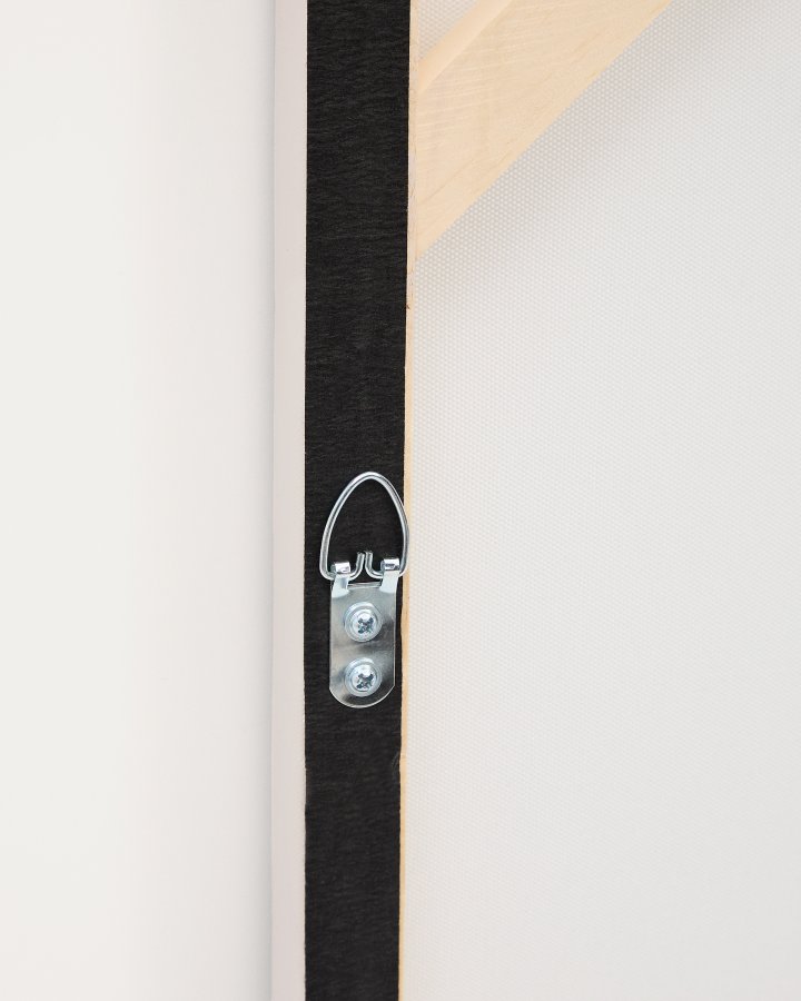 KAVE HOME Tonol, brunt abstrakt lerret, 180 x 140 cm