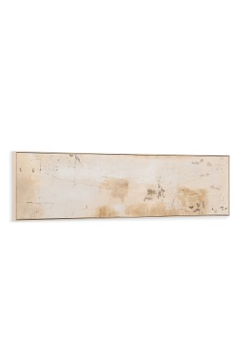 KAVE HOME Silpa mrk beige abstrakt bilde, 182 x 47 cm