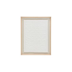 KAVE HOME Annia billede, rektangulr - hvid papmach (90x70)