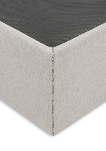 KAVE HOME Matters sammenleggbar sofa, med oppbevaring - beige stoff (for en 160x200 cm madrass)