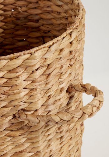 KAVE HOME Yessira skittentyskurv i naturfiber, 55 cm