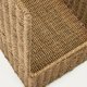 KAVE HOME Tossa sett med 2 kurver i naturfiber med lokk, 55 x 36 cm / 60 x 40 cm