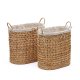 KAVE HOME Tressa sett med 2 skittentyskurver i naturfiber 50 cm / 60 cm