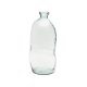 KAVE HOME Brenna-vase i 100 % resirkulert gjennomsiktig glass, 73 cm