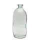 KAVE HOME Brenna-vase i 100 % resirkulert gjennomsiktig glass, 73 cm