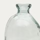 KAVE HOME Brenna-vase i 100 % resirkulert gjennomsiktig glass, 73 cm