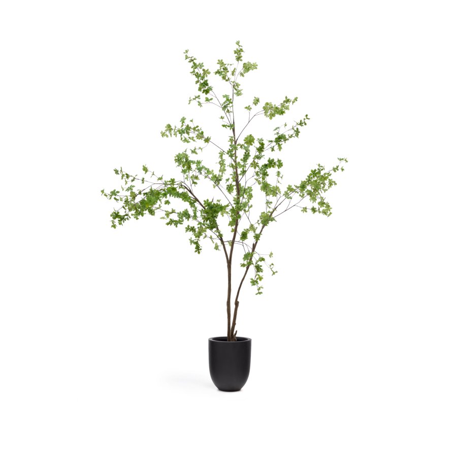 KAVE HOME Enkianthus kunstig tre med svart potte 214 cm
