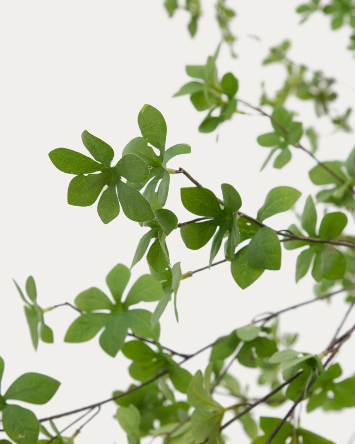 KAVE HOME Enkianthus kunstig tre med svart potte 214 cm