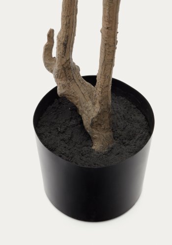 KAVE HOME Enkianthus kunstig tre med svart potte 214 cm