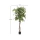 KAVE HOME Kunstig ficus i svart potte 180 cm