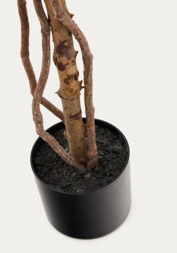 KAVE HOME Kunstig ficus i svart potte 180 cm