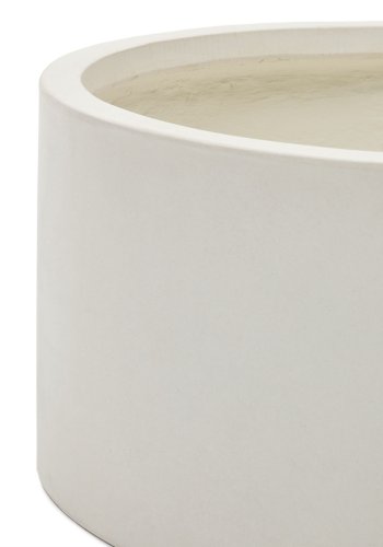 KAVE HOME Aiguablava blomsterpotteskjul, rund - hvit sement (62)