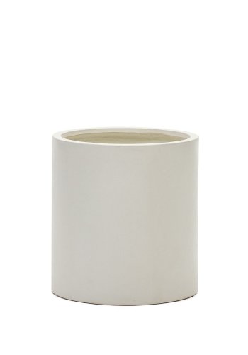 KAVE HOME Aiguablava blomsterpotteskjul, rund - hvit sement (52)
