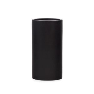 KAVE HOME Aiguablava urtepotte, rund - sort cement (42)