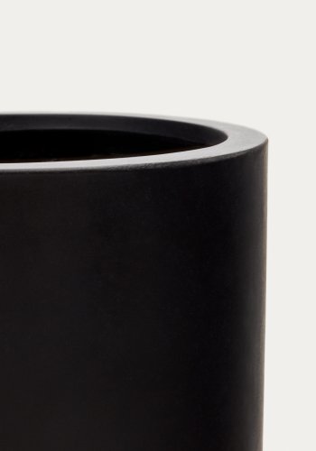 KAVE HOME Aiguablava blomsterpotte i svart sement, 42 cm