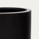 KAVE HOME Aiguablava blomsterpotte i svart sement, 42 cm