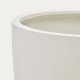 KAVE HOME Aiguablava blomsterpotte i hvit sement, 56 cm