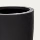KAVE HOME Aiguablava blomsterpotte i svart sement, 39 cm