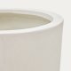 KAVE HOME Aiguablava blomsterpotte i hvit sement, 39 cm