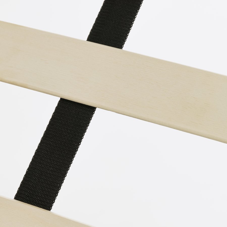 KAVE HOME Nahiri sengeramme, med sengegavl og oppbevaring - gr (for en 160x200 cm madrass)