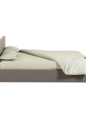 KAVE HOME Nahiri sengeramme, med sengegavl og oppbevaring - gr (for en 160x200 cm madrass)