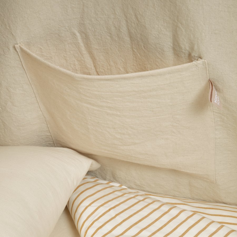 KAVE HOME baldakin til Maralis tipi barneseng - naturlig bomull (70x140)