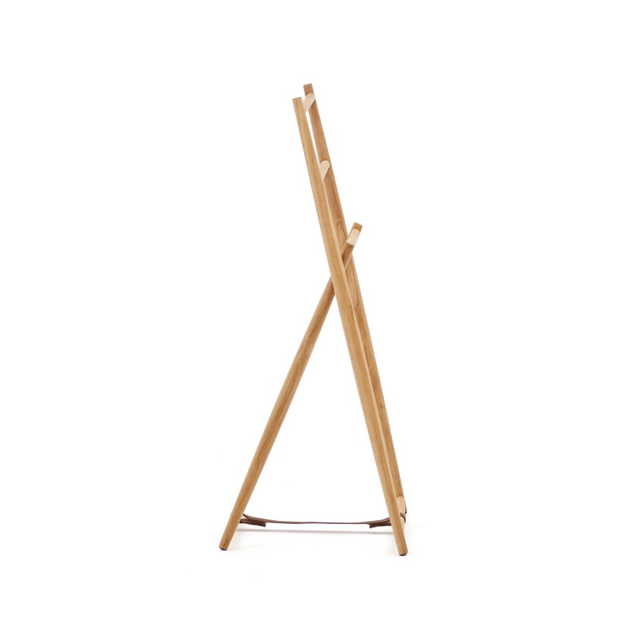 KAVE HOME Roxana hndklehylle i heltre teak, 50 x 95 cm