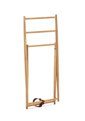 KAVE HOME Roxana hndklehylle i heltre teak, 50 x 95 cm