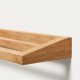KAVE HOME Kenta hndklehylle i heltre teak, 40 x 5 cm