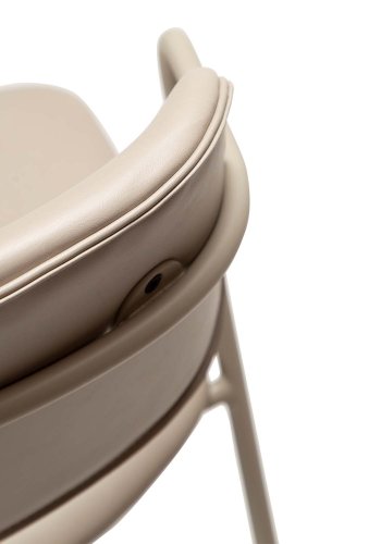 DAN-FORM Zed spisebordsstol, m. armln - kashmir kunstlder og kashmir stl