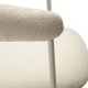 DAN-FORM Plenti lenestol - off-white bouclé-stoff og off-white stl
