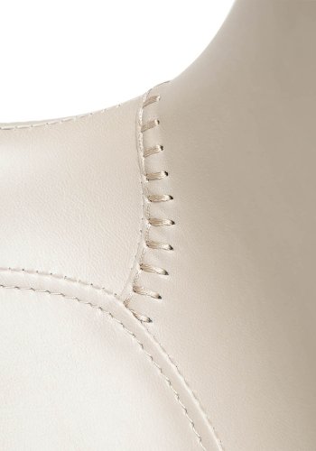 DAN-FORM Medusa spisebordstol - kashmir kunstskinn og sort stl