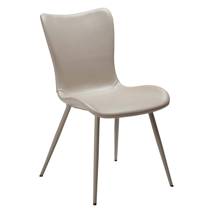 DAN-FORM Medusa spisebordstol - kashmir kunstskinn og kashmirstl