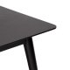 DAN-FORM Yolo Esstisch, rechteckig – schwarzes Eschenfurnier und schwarzes Holz (100x220)