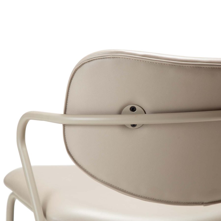 DAN-FORM Zed loungestol, m. armln - kashmir kunstlder og kashmir stl