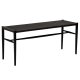 DAN-FORM Sava benk, rektangulr - svart papirsnor og sort stl (100x35)