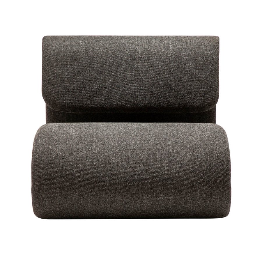 DAN-FORM Dubna loungestol - gr bouclé stof