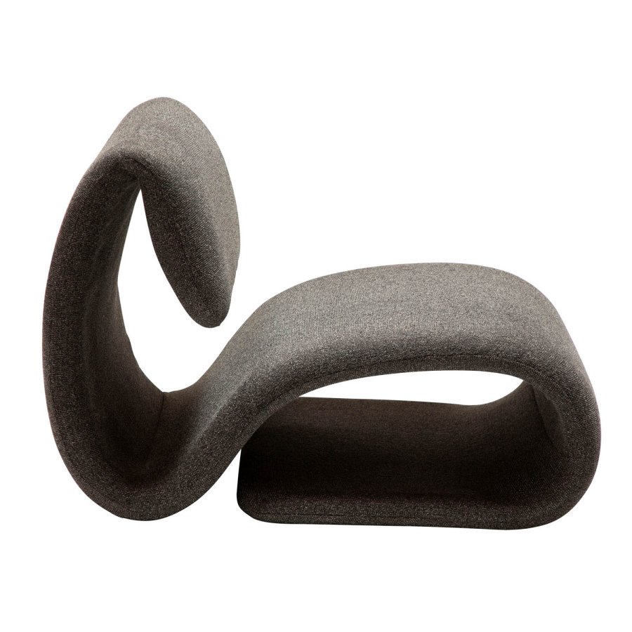 DAN-FORM Dubna loungestol - gr bouclé stof