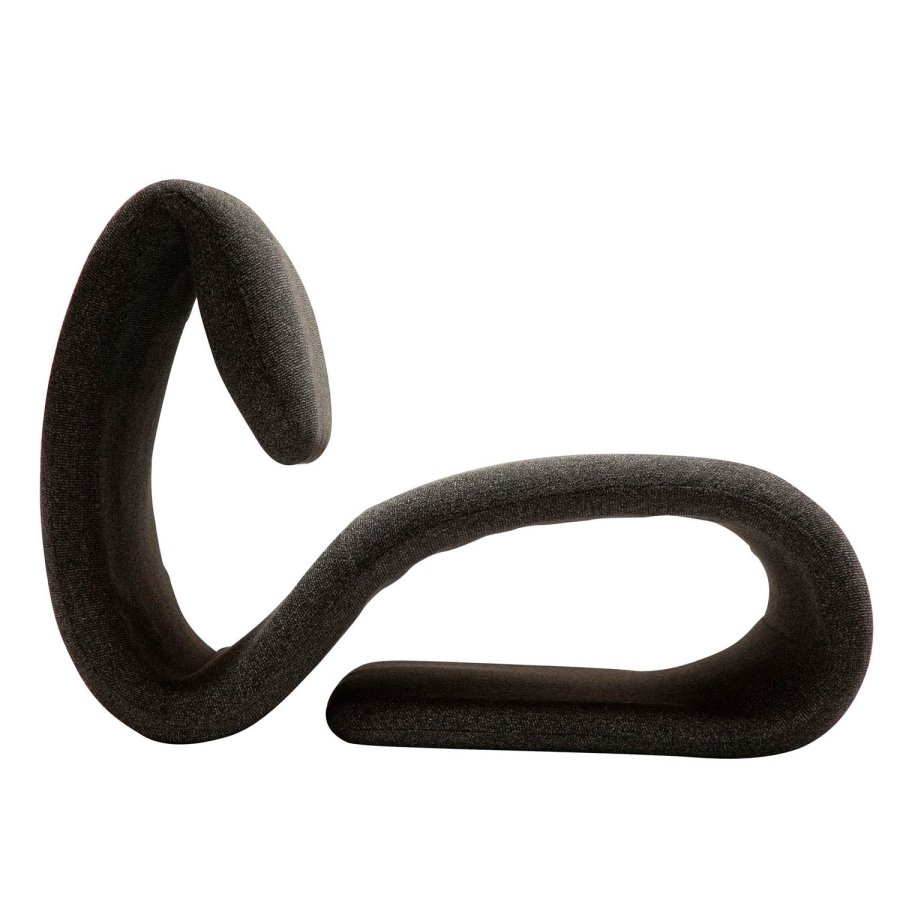 DAN-FORM Dubna loungestol - gr bouclé stof